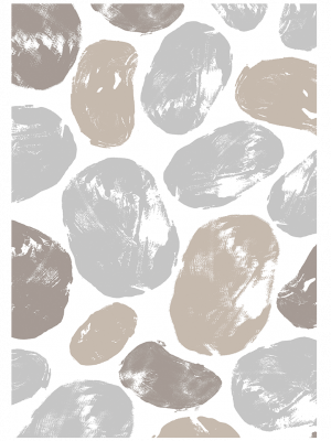 Cuadro abstract Stones light brown